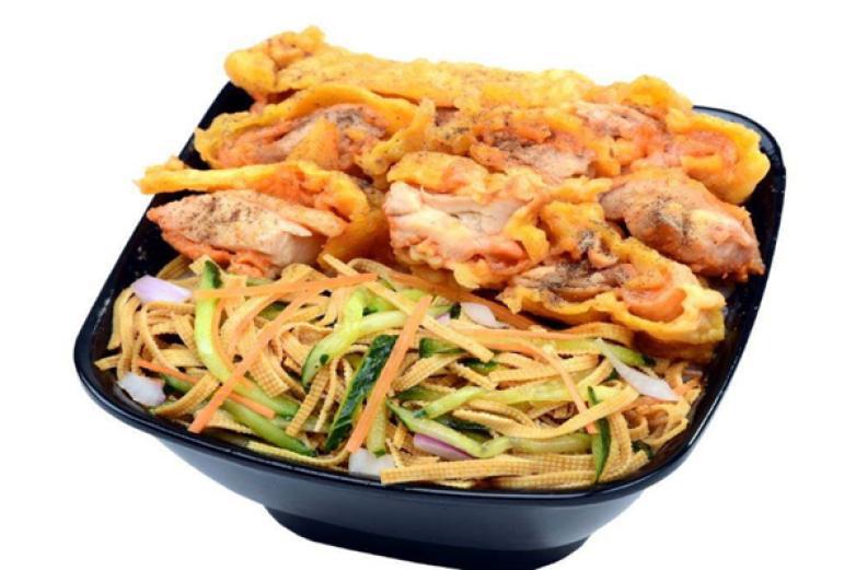 冰城火焰山烤肉拌饭
